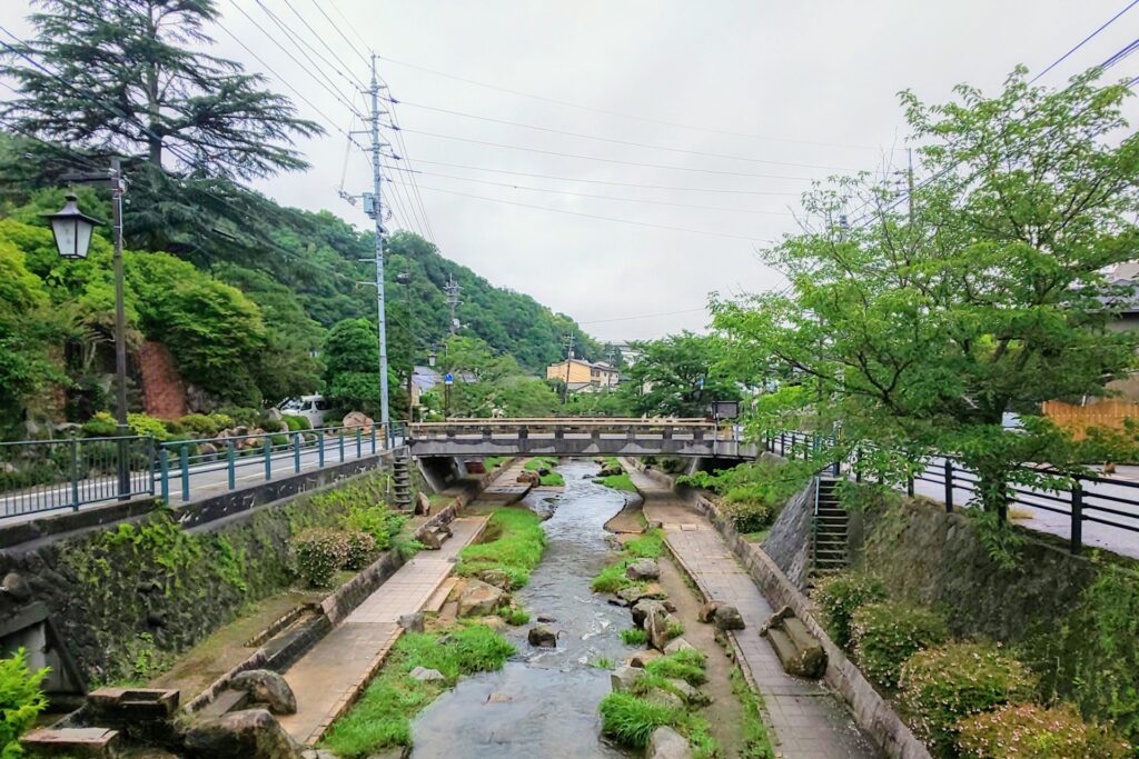 島根県玉造温泉街の玉湯川のイメージ画像